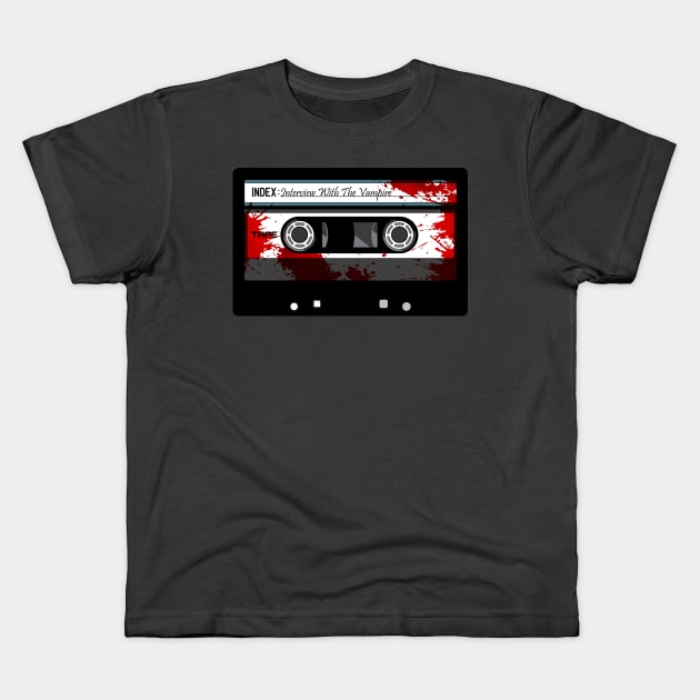 INTERVIEW WITH THE VAMPIRE CASSETTE Kids T-Shirt by theanomalius_merch